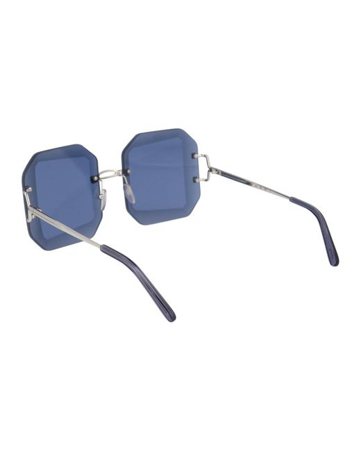 Marni Blue Stilvolle sonnenbrille me109s