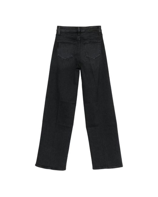 PAIGE Gray Straight Jeans