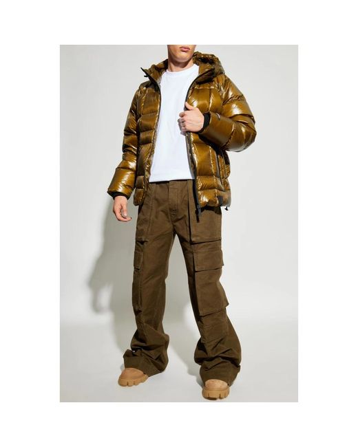 DSquared² Yellow Down Jackets for men