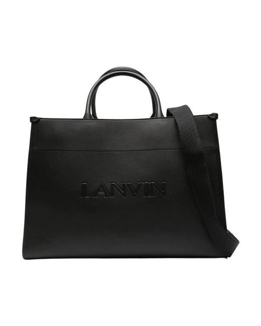 Lanvin Black Tote Bags