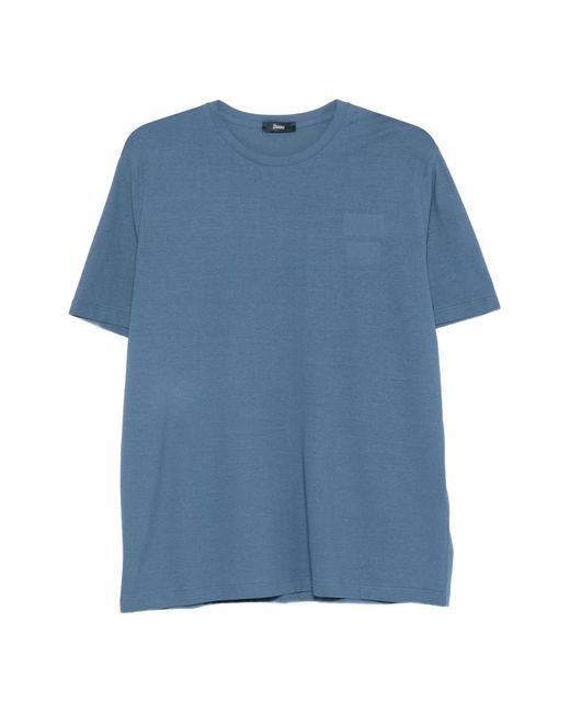 Herno Blue T-Shirts for men