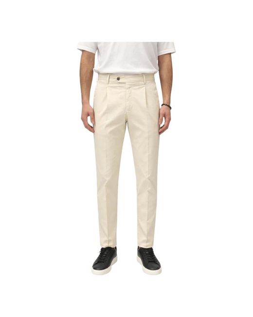 PT Torino Natural Suit Trousers for men