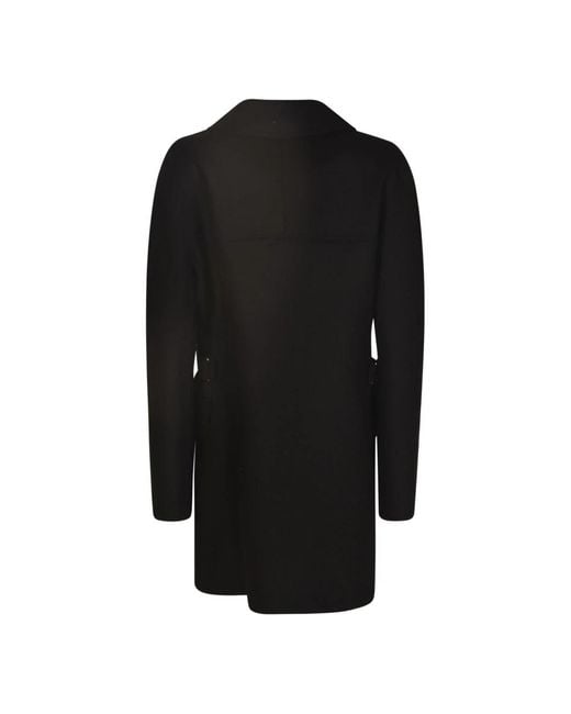 Lanvin Black Double-Breasted Coats