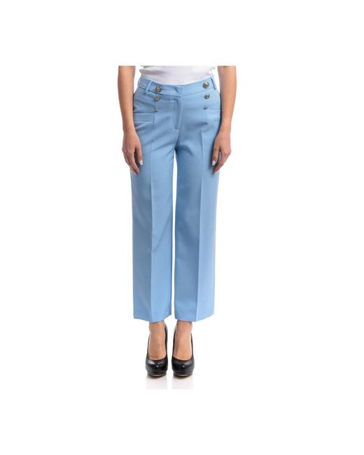 Liu Jo Blue Cropped Trousers