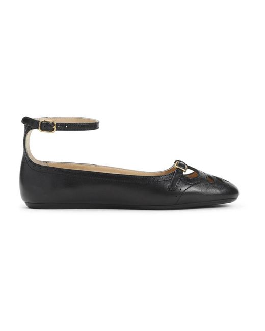 Chloé Black Ballerina Shoes