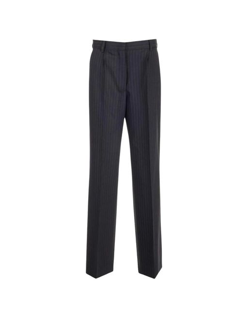 Miu Miu Blue Straight Trousers