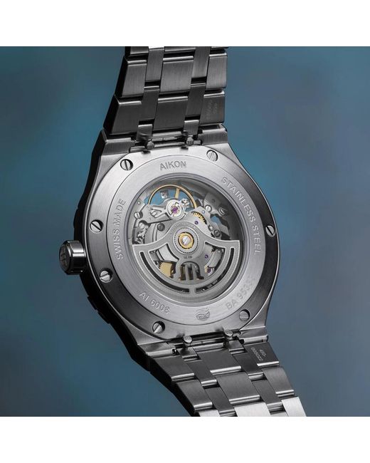 Maurice Lacroix Aikon Automatic Skeleton in het Metallic voor heren