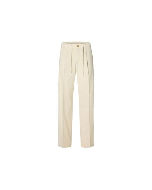 SELECTED Natural Slim-Fit Trousers for men