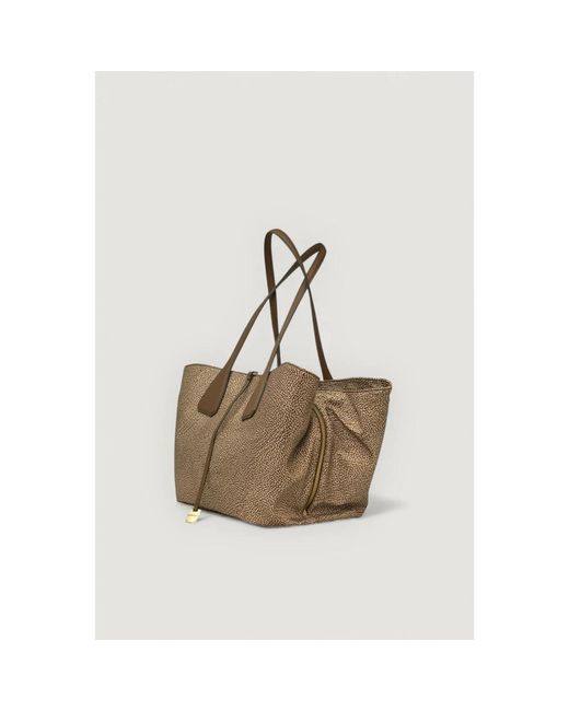 Borbonese Brown Shopping Bags