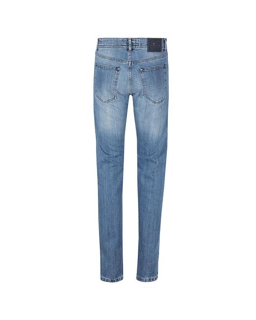 Jeans > slim-fit jeans Kiton pour homme en coloris Blue