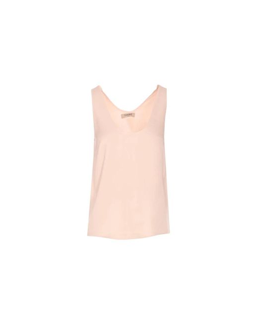 Twinset Pink Sleeveless Tops