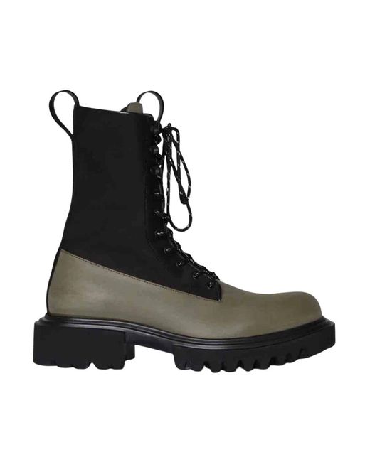 Rains Black Combat Neoprene Evergreen Show Style Stiefel