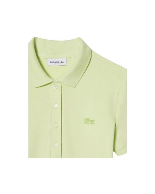 Lacoste Yellow Short Dresses
