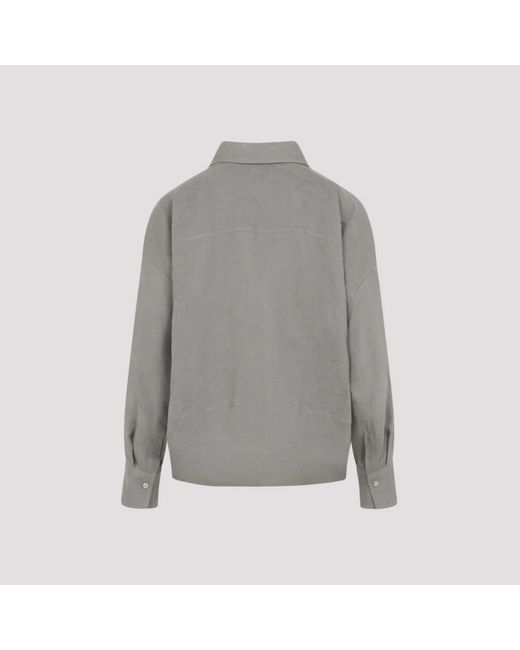 Brunello Cucinelli Gray Blouses