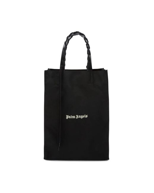 Palm Angels Black Tote Bags for men