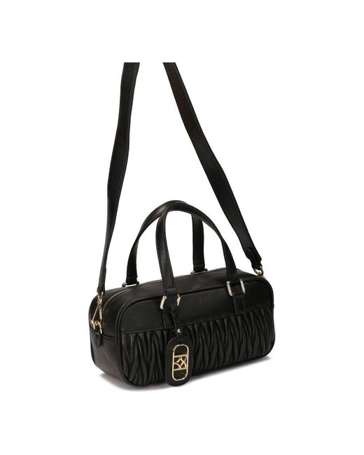 Kazar Black Schwarze Handtasche Mit Interessanter Form