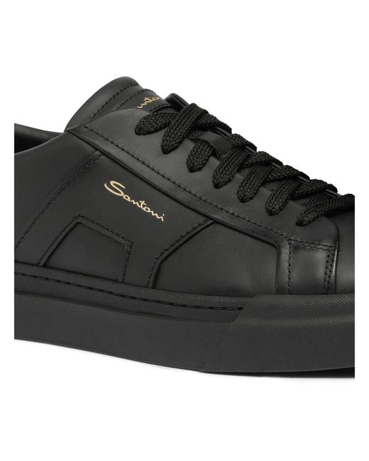 Santoni Sneakers in het Black voor heren