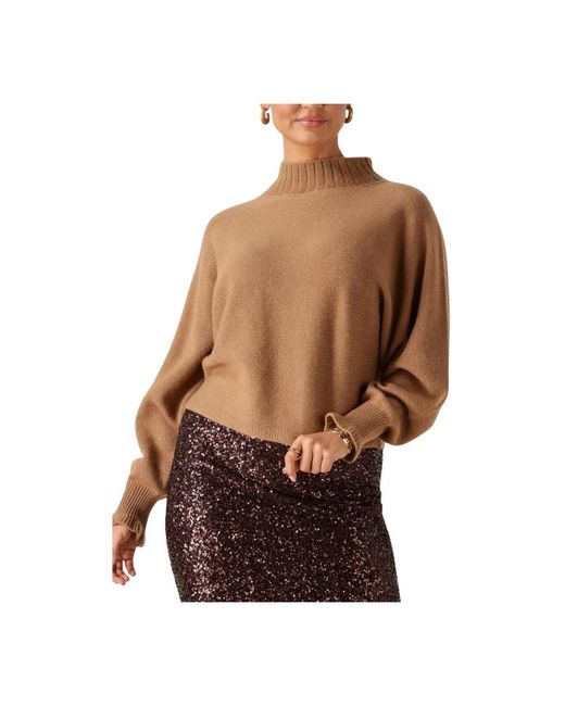 Twinset Truien & Vesten ,Bruin ,Wol 252Tt 3353 Turtleneck in het Brown