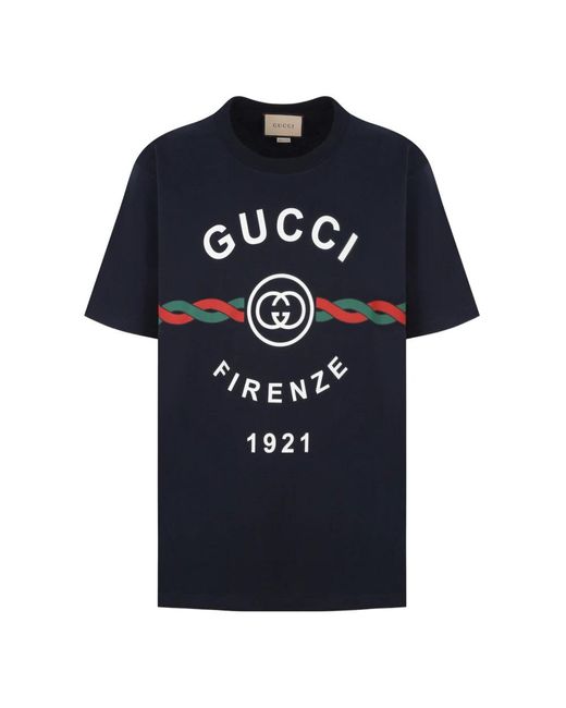 Gucci Blue T-Shirts for men