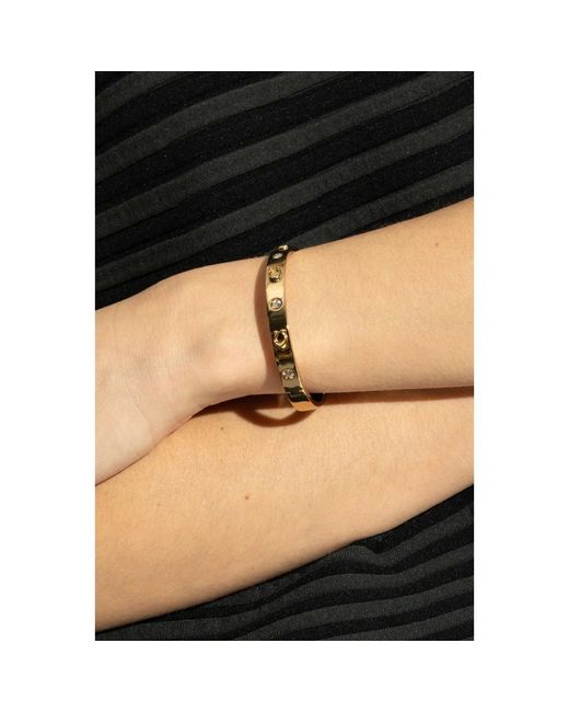 COACH Metallic Br C Hinged Bangle