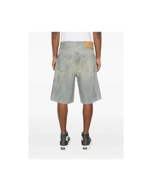 Haikure Gray Denim Shorts for men