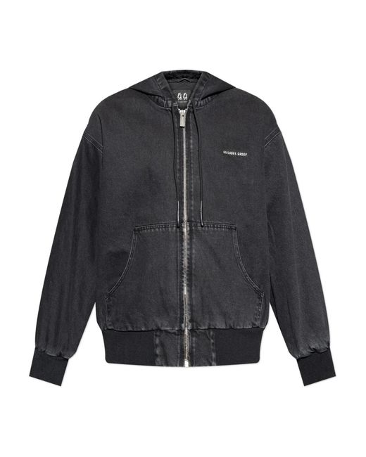 Bomber Jackets 44 Label Group de hombre de color Black