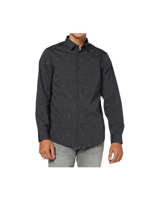 ARMANI EXCHANGE Black Casual Shirts for men