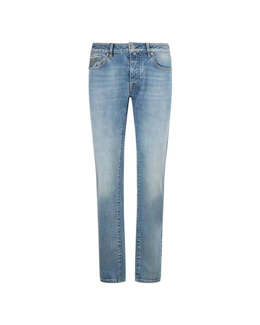Moorer Blue Slim-Fit Jeans for men