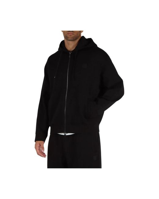 ARMANI EXCHANGE Black Zip-Throughs for men
