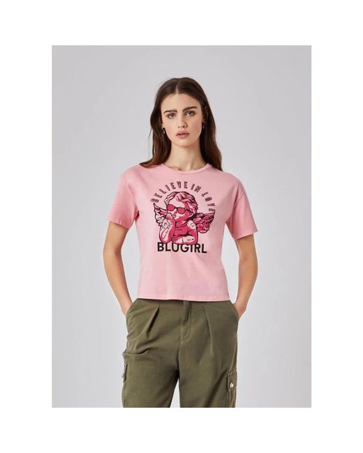 Blugirl Blumarine Pink T-Shirts