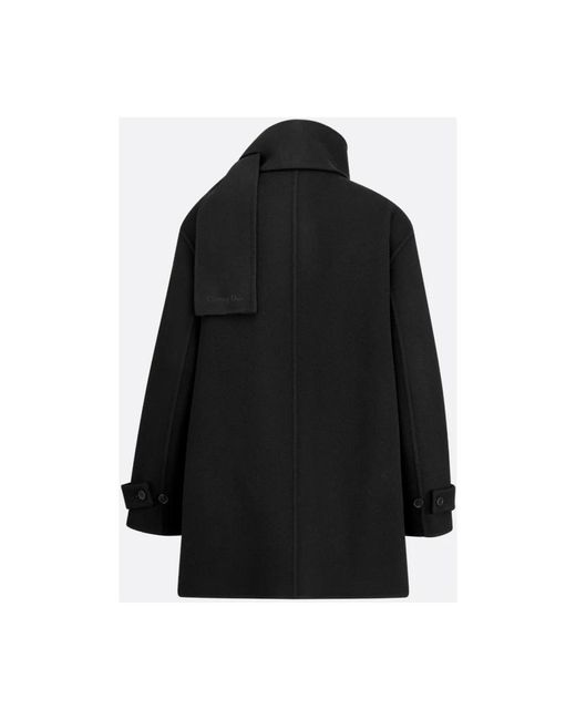 Dior Jas Met Sjaalkraag in het Black