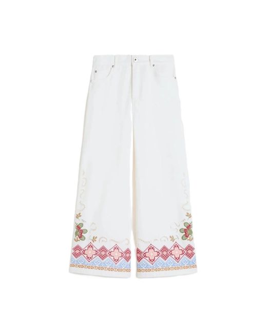 Weekend by Maxmara White Wide Jeans