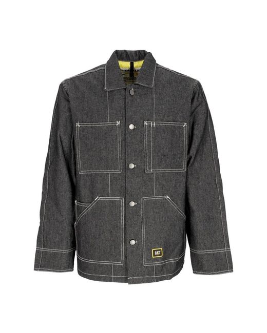 Denim Jackets di Caterpillar in Gray da Uomo