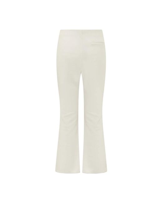Calvin Klein Broeken ,Polyester Spacer Broeken in het Natural