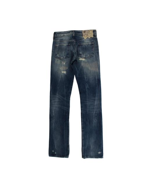 Roberto Cavalli Blue Straight Fit Jeans
