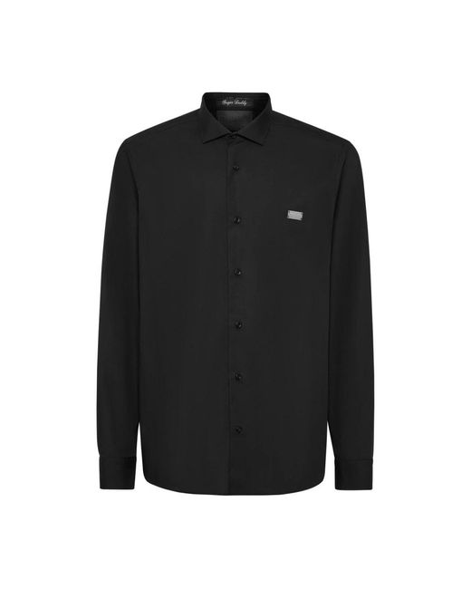 Casual Shirts di Philipp Plein in Black da Uomo