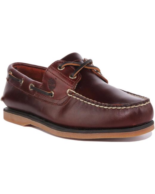Timberland Red Boat Shoes for men