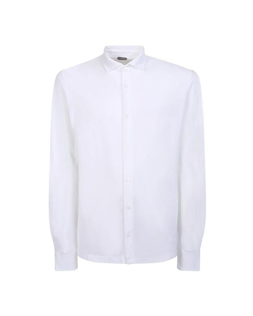 Zanone White Formal Shirts for men