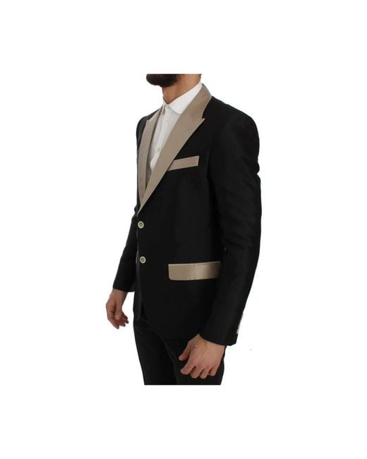 Dolce & Gabbana Black Blazers for men