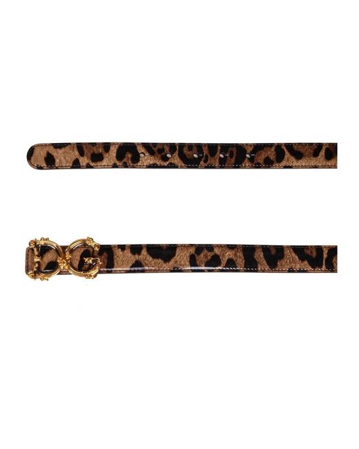 Dolce & Gabbana Brown Belts
