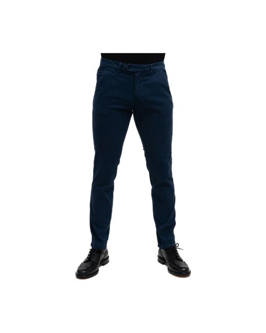 Roy Rogers Blue Slim-Fit Trousers for men