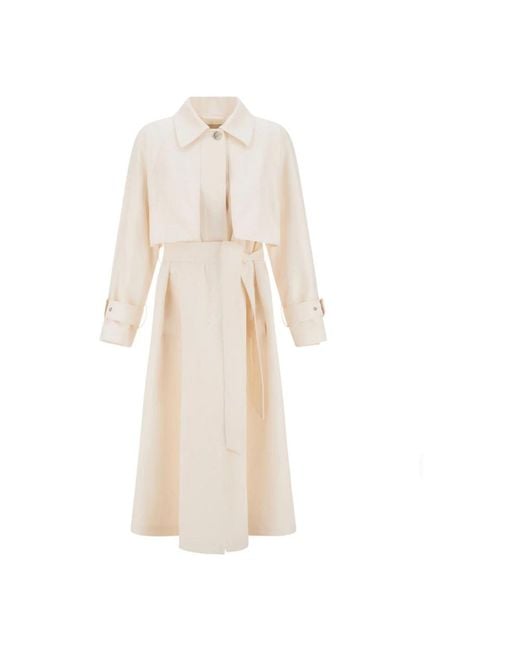 Herno White Trench Coats