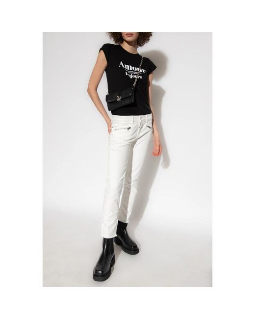 Zadig & Voltaire White Skinny Jeans