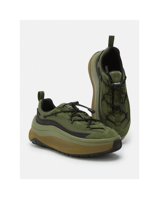 Moon Boot Green Sneakers for men