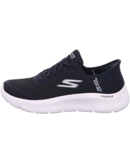 Skechers Blue Bequeme Slip-On Schuhe Für Damen