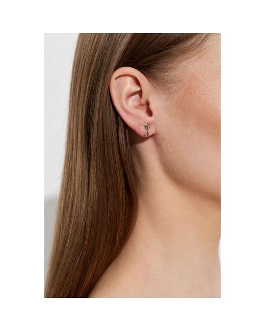 Earrings AMI de color Metallic