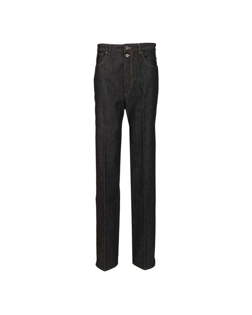Lemaire Black Straight Jeans