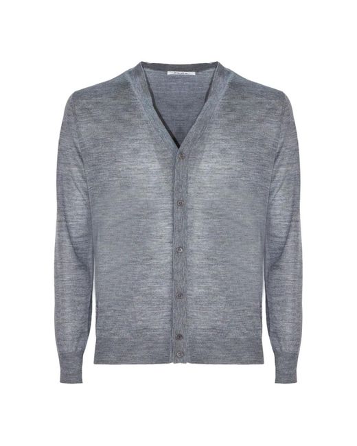 Kangra Truien & Vesten ,Grijs ,Wol Grijze Wollen Vest Met Knoopsluiting in het Gray voor heren