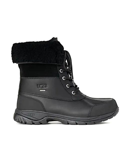 Ugg Black Lace-Up Boots for men