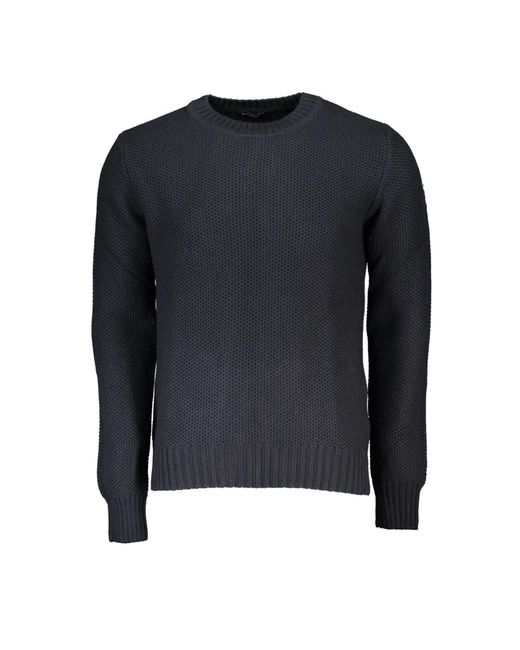 North Sails Blue Round-Neck Knitwear for men